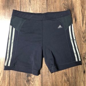 Gray Adidas Spandex Shorts